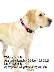 Bohemian Style Printed Adjustable Pet Collar, Suitable For Small, Medium And Large Dogs - Multicolor - View 45