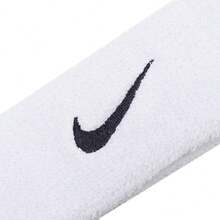 男士女士運動髮帶 NIKE SWOOSH CLASSIC HEADBAND 簡約舒適運動鍛鍊髮帶 II5131 - 白色 - 查看 4