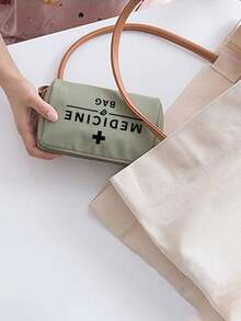 1pc Portable Medicine Bag, Compact Pill Organizer & First - Pouch, Travel - Friendly Medication Storage For Daily/Outdoor/Travel, Essential For Health - Conscious & On - The - Go Users, Must - Have Medical Accessory,Multi Functional Fabric Small Medicine Bag, Portable And Portable Medical Emergency Kit, Outdoor Travel Medicine Bag, Dormitory Emergency Medicine Storage Bag (Multi-Color Optional) - Nhiều màu - Xem 4