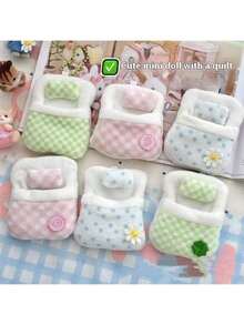 1个可爱森林仙子四叶草睡袋，高品质迷你娃娃睡袋毛绒玩具 - 浪漫情侣游戏、猫咪礼物、男女游戏、互动游戏、派对游戏、生日礼物、节日礼物、完美礼物 - 多色隨機 - 查看 3