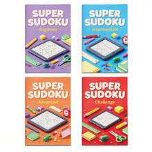 数独谜题书系列，从入门到挑战级别，循序渐进的逻辑网格，附答案，培养专注力和解决问题的能力 - 數獨 - 查看 1