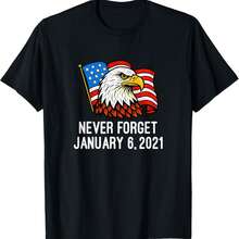 Never Forget January 6, 2021 - T-Shirt - Black - View 1