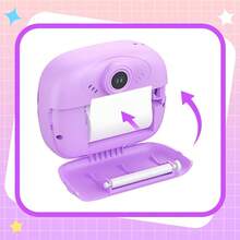 White Photo Printer Refill Compatible With ESOXOFFORE & Liscuty K23 P02 & Most Mini Cameras, Compatible With NDYIN D20 D21 Phomemo Memoking T02 M02 Printer Paper,BPS/,53mmx6.5m/28mm Diameter,3/6/9 Rolls - Multicolor - View 8