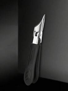 Modern Stainless Steel Toenail Clippers, 25° Angled Blades - Splash-Resistant Design For Thick/Ingrown Nails, Ergonomic Non-Slip Handle, Black & Green (Holiday Green Handle) - Foot Care Tool - Multicolor - View 11