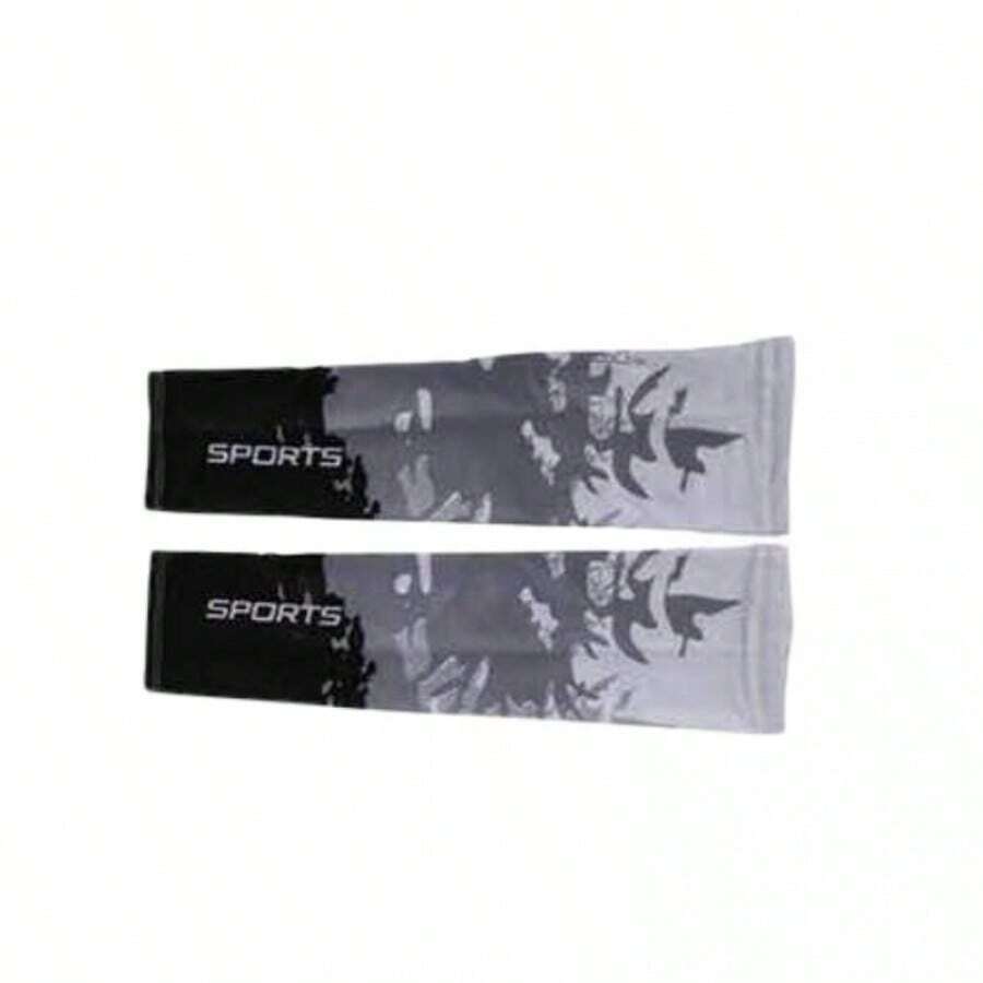 Mangas de Protección Solar UV ANT MT-9355 para Hombre - Par de Mangas Deportivas Transpirables y Refrescantes para Cicli - Gris - Ver 1