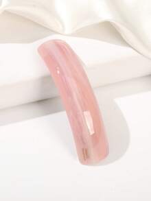 1pc French Large Arc-Shaped Adjustable Hair Clip Barrette For Women, Automatic Clasp - Multicolor - View 10