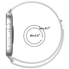 Milanese Loop Strap For Huawei Watch Fit 3/4/4Pro, Stainless Steel Bracelet Strap, Magnetic Strap Accessories For Huawei Watch Series Fit4 4Pro, Fashion Accessories For Male And Female Students - Silver - View 7