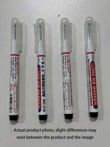 5 支/10 支套装防水永久性记号笔，颜色随机 - 适用于木工、建筑、DIY 工艺品 - 中号笔尖，适用于木材、塑料、玻璃、金属、人造皮革、建筑工具等，时尚笔设计，防水墨水，木工工具 - 均碼 - 查看 12