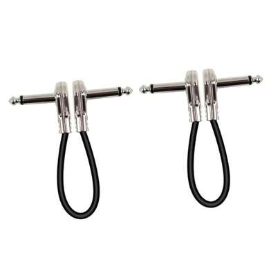 ERINGOGO 2pcs Electric Guitar Effect Cable Guitar Patch Cables Musical Instrument Audio Connect Wire