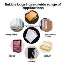 20个20*25+4厘米复合珠光膜气泡信封自粘袋，PE包装袋，加厚泡沫信封，气泡膜信封，气泡缓冲信封，礼品包装袋 - 彩色 - 查看 7