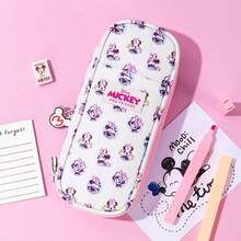 Pencil Case - Large Capacity 3-Layer Multi-Functional Cartoon Stationery Bag, Beautifully Designed, High Quality - Multicolor - View 14