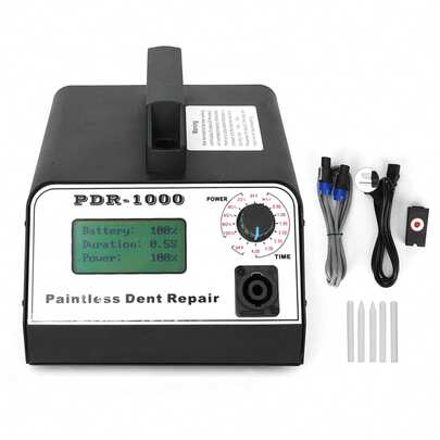 Herramienta de reparación de abolladuras sin pintura, calentador de inducción, caja caliente, herramienta de reparación de automóviles, 110 V EE. UU.