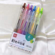 12pcs/Set Mixed Color Gel Pens, Classic Colors, Writing Pens, Drawing Markers, Pressurized Colored Pencils, Signature Pens, Suitable For Writing, Drawing, Office, Meeting, Note-Taking, Calligraphy, Highlighting, And School Supplies