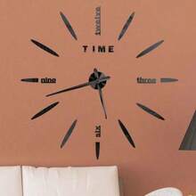 Illuminated Digital Clock, DIY 3D Wall Clock, Silent Wall Clock For Living Room Bedroom, Home Decor