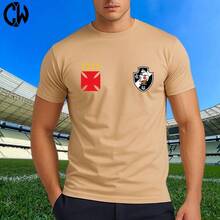 T-Shirt With Vasco Symbol And Shield - Premium Release - 米色 - 查看 1