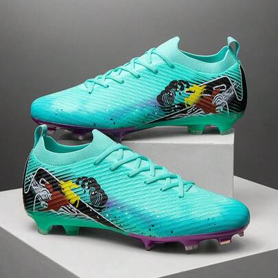 Professionella fotbollsskor för män, kvinnor, ungdomar, skolor, matcher, träning, TPU-dubbar, sömlösa snörskor för vuxna fotbollsskor