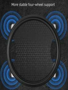 1pc Sliding Plate, Fitness Silent Multi-Functional Sliding Board, Universal Abdominal Muscle Training Sliding Plate - Black - View 5