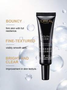 L'Oreal ​​Travel-Size Youth Code Revitalizing Essence Fourth Generation Advanced Youth Activating Concentrate. Moisturizing And Anti-Wrinkle Serum. Repairs Sensitive Skin. 7.5ml/0.25oz. - Purplish-black - View 3