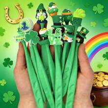 12pcs/24pcs Cartoon Patrick Series Erasers, High-Quality Large Hole Design, Clean & Smudge-Free, Suitable For Students, Classroom Rewards, Holidays, Gifts, Office Supplies - Patrick's Skin Randomly Distributed - View 8