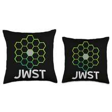 James WEBB Space Telescope Mirrors Honeycomb Pattern JWST Throw Pillow 18x18 Multicolor - 彩色 - 查看 3