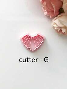1/8Pcs Multi-Shape Boho Geometric Polymer Clay Cutters & Molds – Modern Minimalist Theme Craft Tools For DIY Earrings Jewelry Charms & Handmade Accessories - Pink - View 15