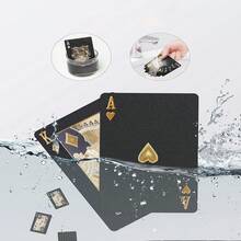 PVC Plastic Waterproof Gold Poker Cards, Tabletop Game Cards Suitable For Party Gifts - Multicolor - View 8