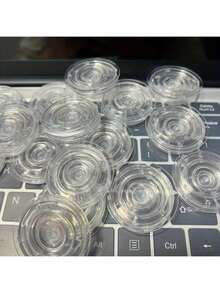 Transparent Retractable Folding Phone Stand, Transparent Single-Sided Adhesive Folding Phone Holder With Clear Frame - Multicolor - View 2