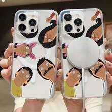 Bobs Burgers Family Fun Element-Design Phone Case, Suitable For IPhone Models 16, 15, 14 Pro Max, 13, 12, 11, XR, XS Plus Phone Cases, Made Of TPU Silicone Material, Providing Shock And Drop Protection, With Drop Protection Function, And Has A Very Good Hand Feel. It Is The Most Suitable Gift For Family, Friends, And Loved Ones. - CZ11 trong suốt - Xem 2