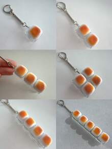 1 món đồ chơi giảm căng thẳng hình bàn phím bánh mì caramel - Âm thanh giòn tan, móc khóa đồ chơi giảm lo âu dành cho người lớn, dùng khi làm việc, du lịch, ở nhà - Giảm lo âu và cải thiện khả năng tập trung - Nhiều màu - Xem 7