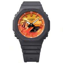Casio 卡西欧 G-SHOCK 火焰渐变腕表，防震 200 米防水 奢华运动男士腕表 GZXGA-2100FL-8A - 均碼 - 查看 2