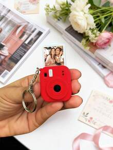 Personalized 3D Printed Photo Keychain, Customized Camera Keychain, Couples Keychain, Memorial Keychain - Fashionable, Colorful, Minimalist And Unique Personalized Custom Gifts, Ideal For Christmas Gifts, Valentine's Day Gifts, DIY Birthday Gifts, Anniversary Gifts, Couples Gifts, Mother's Day Gifts, Wedding Gifts, Bridesmaid Gifts, Party Favors, New Year Gifts, Best Friend Gifts And Personalized Souvenirs. - Multicolor - View 9