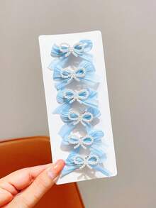 6 chiếc kẹp tóc hình bướm cho trẻ em, thiết kế mới năm 2026, kẹp tóc mái phía trước cho bé gái, phụ kiện tóc công chúa ngọt ngào cho bé, trang trí tóc dễ thương và xinh xắn. - Nhiều màu - Xem 10