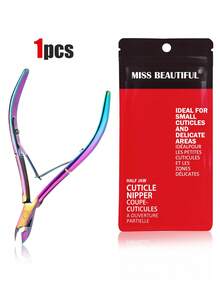 3pcs Stainless Steel Nail Care Set, Includes Nail Clipper, Nail Cutter, Nail Care Tools, Cuticle Remover, Nail File, Manicure & Pedicure Kit (Colored Titanium) - Multicolor - View 12