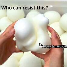 日本可塑大面包慢回弹挤压玩具，缓解压力，舒缓情绪，节日、生日礼物，完美之选 - 彩色 - 查看 5