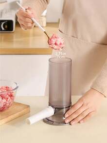 1pc Manual Sausage Stuffer Machine With 4 Different Nozzles - Handheld Sausage Filler, Home Kitchen Sausage Stuffer Tool, Durable Plastic Meat Grinder For Homemade Sausage, No-Electricity Operation, Easy To Use And Clean, 2 Colors Available - Multicolor - View 9