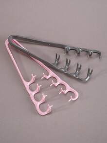 Styling Comb, Texture Comb, Wide-Tooth Comb - The Best Tools To Create Beautiful Hairstyles; Volume Styling Device; Eyebrow Trimmer (Suitable For Men And Women, Available In Gray And Pink) - Multicolor - View 8