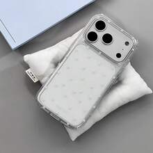 1个蓝色星光闪光透明保护壳，兼容 17 Pro、16 Pro Max，防摔，简约，独特，高端；也兼容 15/14 Plus、13、12 Pro、11（不含卡片） - 滿屏小星星 - 查看 5