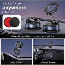 360 °   Rotatable Magnetic Phone Holder Car Gym Mirror Smooth Surface Foldable Retractable Suction Cup Mount - K007-1 chiếc - Xem 5