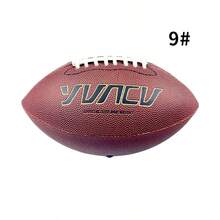 1pc Standard American Football For Outdoor Training And Recreational Play With Official Standard Size 9,6,3 Rugby. - Brown - View 9