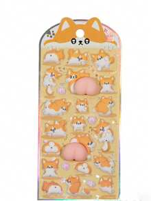 Cute Cartoon Bear Club Stickers, Suitable For Phone Cases, Scrapbooking, DIY Crafts - Multicolor - View 11