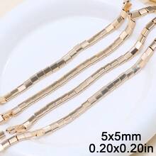 75/145颗黑色镀层赤铁矿双孔直孔珠，手工DIY首饰制作材料，手工串珠，赤铁矿，项链散珠 - diy - 查看 4