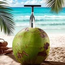 1pc Stainless Steel Coconut Shell Opener, Designed Specifically For Opening Coconut Shells - Multicolor - View 7