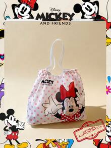 Disney 疯狂动物城官方授权1件装疯狂动物城尼克图案手提包，女士购物袋，大容量可折叠手提包，抽绳单肩包，轻便手提包 - 专为女性/女士/女孩设计，适合日常/购物/外出 - 彩色 - 查看 13