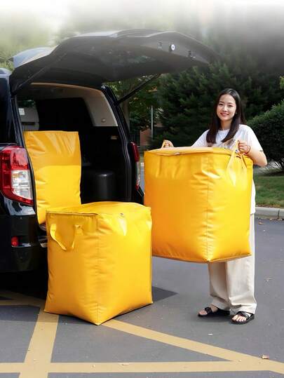 Dustproof Moving Packing Bags Large Capacity Travel Storage Bags With Zipper Closure For Clothes Bedding Blankets Toys Thick Woven Burlap Sacks Durable Rectangular Organizer For Women Men For Home Bedroom School Travel Under-Bed Storage Travel Essentials Moving Supplies & Home Organization Back To School