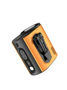 1个二合一颈挂式/腰挂式高速散热风扇，带LED显示屏和照明灯，可独立放置于桌面，便携式设计，适用于户外露营/徒步/工作，尤其适合夜间工作，包含挂绳和充电线。 - 彩色 - 查看 16