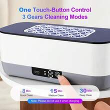 200mAh家用小型大容量化妆刷清洁器，可用于清洁珠宝、化妆品、隐形眼镜、指甲等物品并进行消毒。 - 彩色 - 查看 4