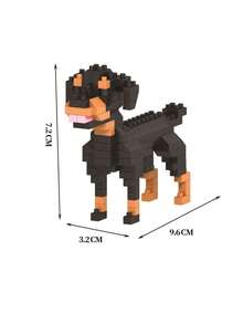 Animal Dog Building Blocks - Dachshund, Poodle, Labrador, Teddy Dog Models, Nano Assembling Blocks, Cute Building Blocks, Children Educational Toys, Birthday/Holiday Gifts - Multicolor - View 14