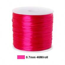 Elastic String Cord - 0.7mm Thick & Small Diameter Stretchable Thread, 50M, Suitable For DIY Jewelry Making, Beading, Bracelets, Necklace, Party Balloons & Crafts, For Beads & Cord Decorations - Elastic Cord - View 11