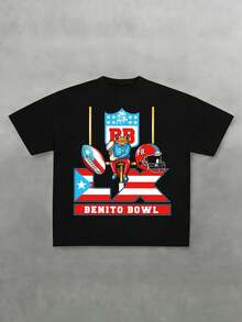 Camisetas para hombres - Negro - Ver 2