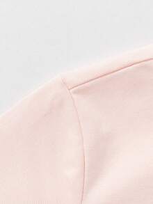 Balabala Mikko Girls Long Sleeve T-Shirt, Crew Neck, Cute Cartoon Print, Soft Touch Fabric, Comfortable Fit, Spring Daily Wear - Red Hue - View 3